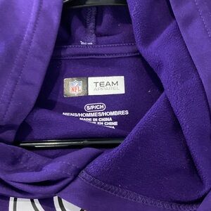 NFL Team Apparel Purple Kids Hoodie